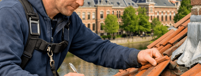 dakinspectie door dakdekker den haag controle dakpannen